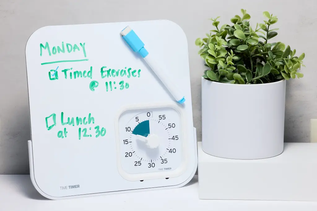 TimeTimer® PRO Applied 60 Minuten mit Whiteboard magnetisch