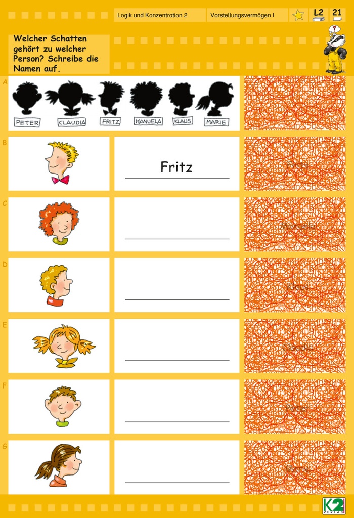 Max Lernkarten Logik und Konzentration 2