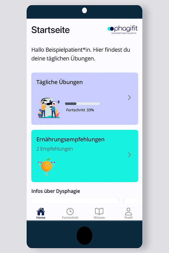 phagifit - App für die Dysphagietherapie