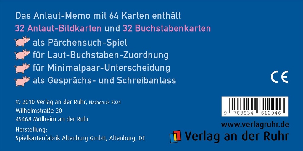 Was gehört zusammen? Das Anlaut-Memo