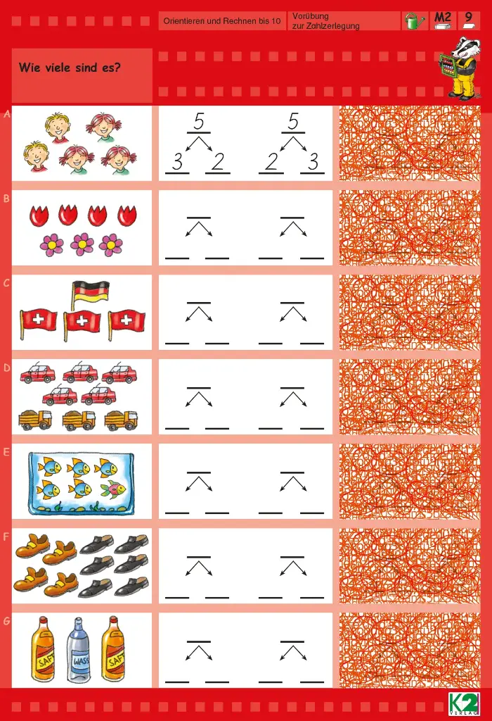 Max Lernkarten Rechnen bis 10