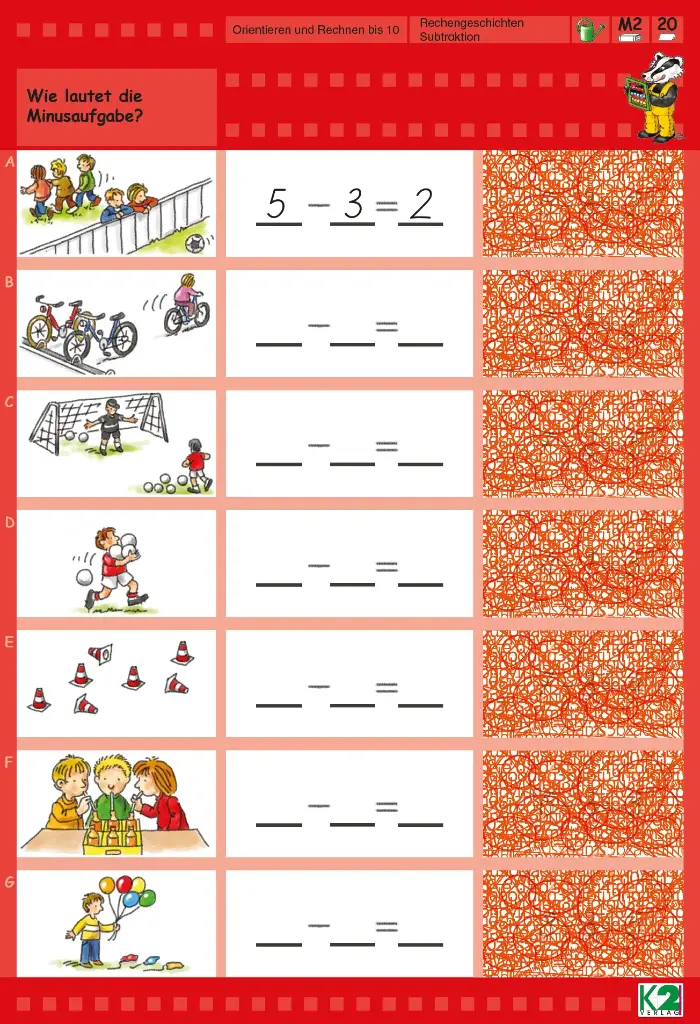 Max Lernkarten Rechnen bis 10