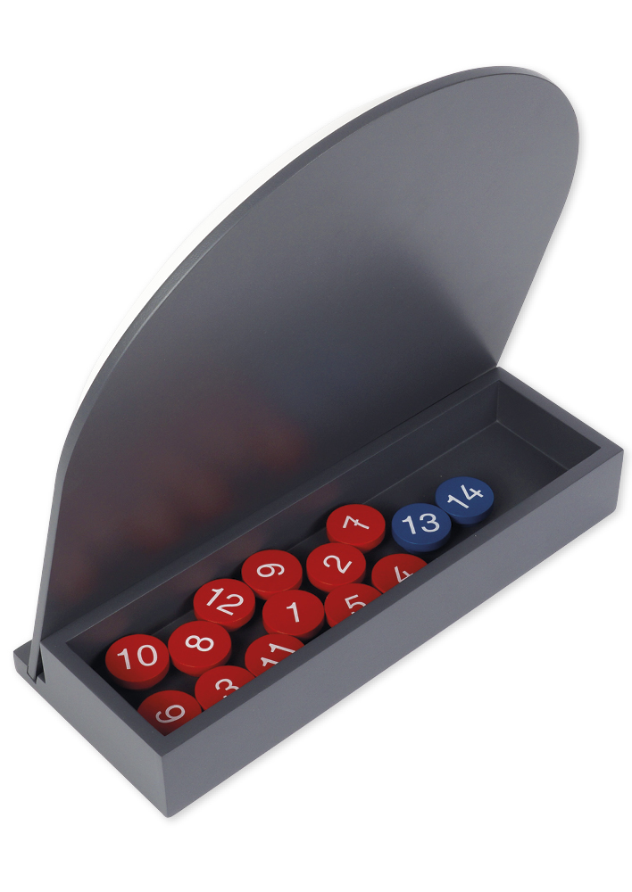 Uhr mit herausnehmbaren Ziffern "Montessori Premium"