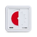 Time Timer® Braille 19 x 19 cm Rote Scheibe