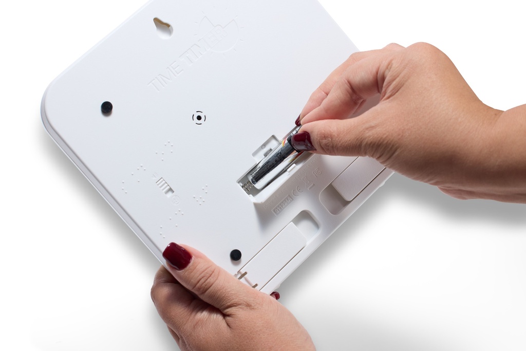 Time Timer® Braille 19 x 19 cm Rote Scheibe