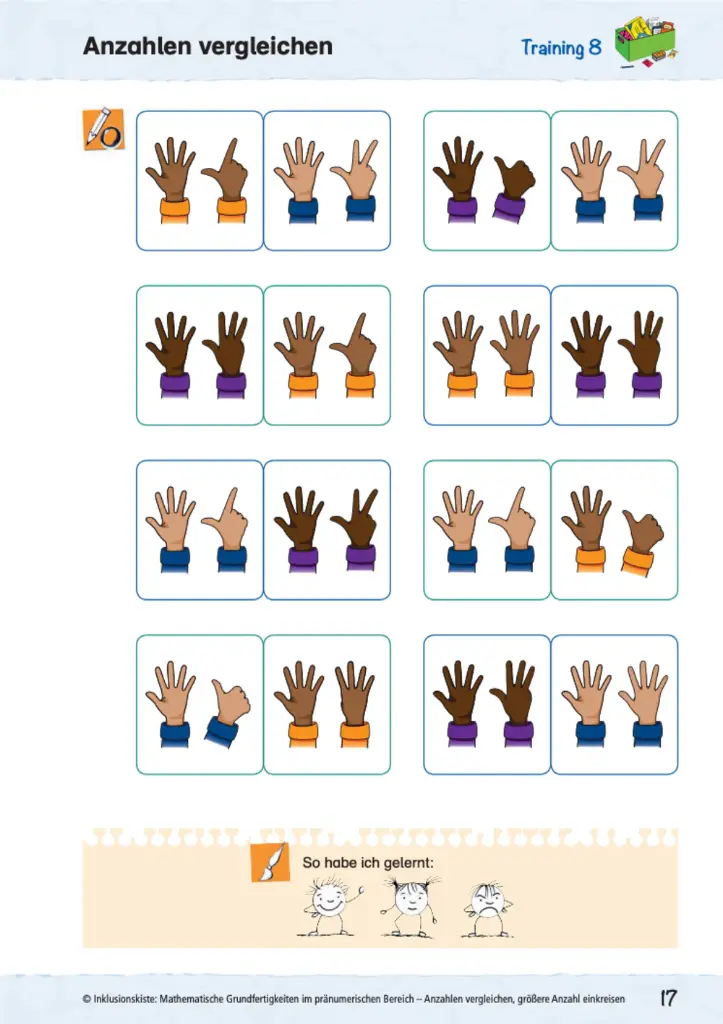 Anzahlen vergleichen PDF