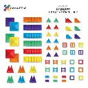 Connetix Magnetbausteine Rainbow Creative Pack - 102 Teile
