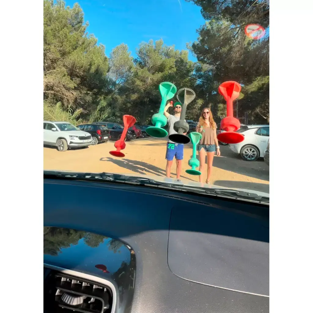 TOSSIT FAMILY PACK rot / türkis / hellblau / gelb