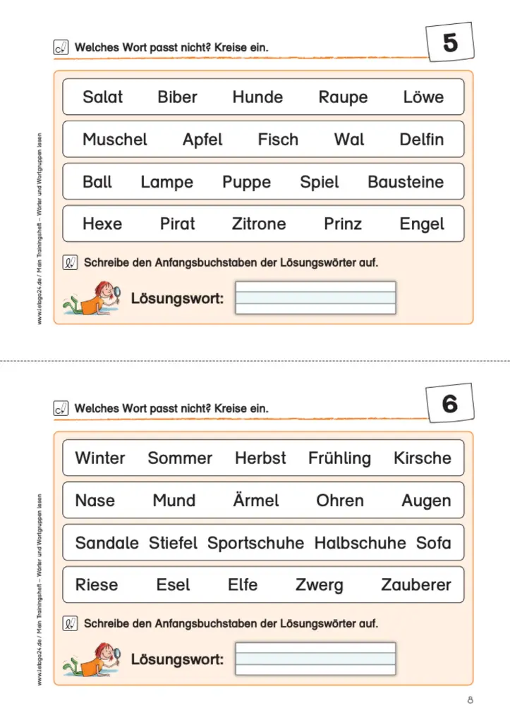 Materialpaket: Trainingshefte Lesen PDF