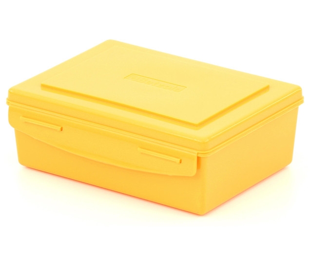 Aufbewahrungsbox gelb 7x19x15 cm